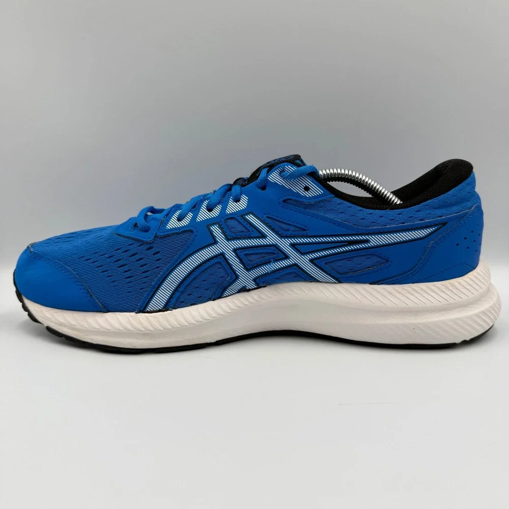 ASICS GEL-CONTEND 8 Mens Size 12 Running Shoes AmpliFoam Blue 1011B492